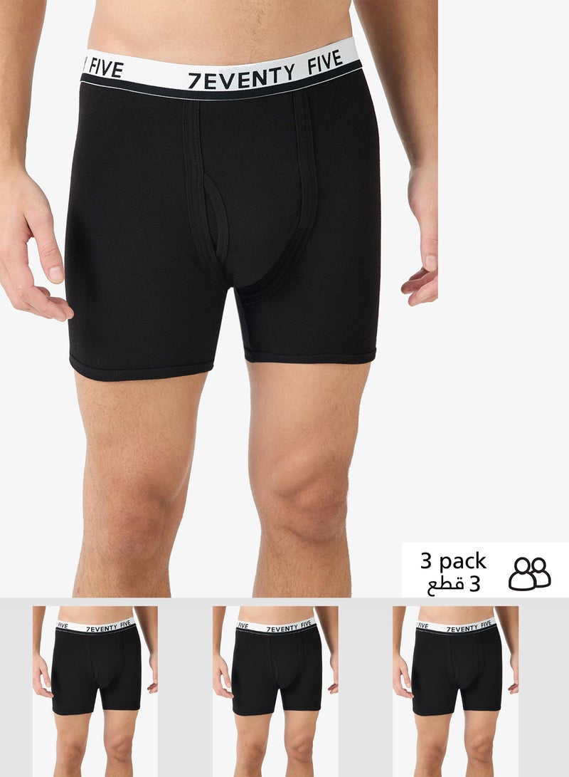 Seventy Five Basics Pack of 3 Boxer Briefs - Image 1